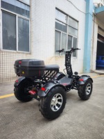 Patinete eléctrico plegable de golf de 4 ruedas, pantalla de 10000W, neumáticos todoterreno/césped, capacidad de batería de litio de 60ah, nombre del producto carrito de golf