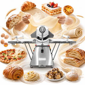 Máquina Profesional para Preparación de Masa, Alternativa a la Tortilla, Formadora de Hojas para <span class=keywords><strong>Burritos</strong></span>, Equipo para Fábrica de Alimentos - Product Image 2