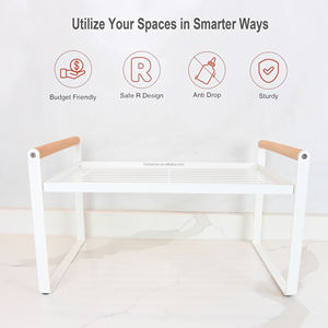 Organizador de Estantes para Despensa de Cocina, Estante de Almacenamiento Metálico para Encimera, Organizador de Estantes Apilables - Product Image 6