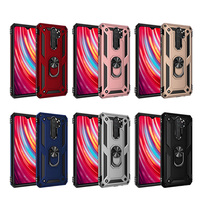 Coque pour xiaomi, étui de téléphone à anneau rotatif, support magnétique, pour redmi note 8 pro, 7A, accessoires de voiture