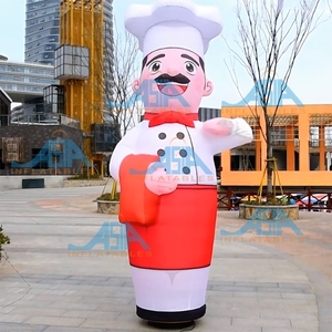 Tube de ciel gonflable Led Lighting Nouveau design Pizza Gonflable Hot Dog Hamburger Danseur d'air à vendre - Product Image 5