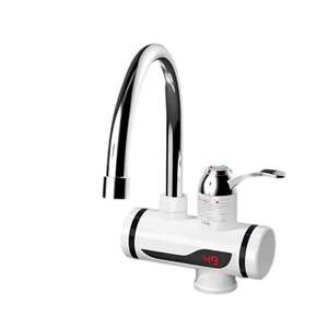 Calentador <span class=keywords><strong>de</strong></span> Agua Eléctrico Instantáneo sin Tanque para Cocina, 3 Segundos, Temperatura Ajustable, Agua Caliente/Fría, Pantalla LED, Un Solo Orificio - Product Image 1