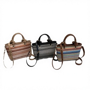 2026 Vintage Fashion Lady Woven Crossbody <b>Bag</b> for Women Large Capacity <b>Lightweight</b> Durable <b>Beach</b> Travel <b>Bag</b> - Product Image 2