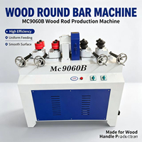 Machine automatique de fraisage de tiges rondes en bois pour la fabrication de manches de balai, de manches de balayette et de goujons en bois