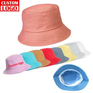 2024 новые продукты пользовательский дизайн логотипа Прохладный Красный ведро шляпа