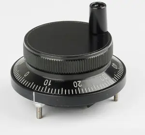 Metal Black MPG DC 24V 60mm diameter hand wheel 100 pulse generator replace tosoku