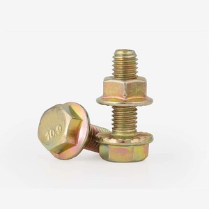 M6 M8 M10 M12 M14 M16 Klasse 10.9 Verzinkte Sechskant-Flanschschraube mit Flanschmutter - Product Image 2