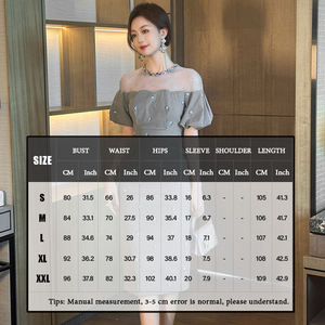 ZYHT 21334 Vestidos kadınlar zarif parti yemeği yaz rahat elbiseler kısa puf kollu nakış siyah düz kadın elbiseler - Product Image 5