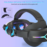 Le nouveau dispositif électronique RGB monté sur la tête pour meta quest3 avec accessoires réglables de quest3s montés sur la tête VR 8000mAh