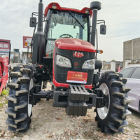 Tracteur agricole d'occasion YTO 4x4 de 3 tonnes, 120 CV, Euro IV, modèle MY1204-9 G4 de Dongfanghong (Chine), avec équipement agricole