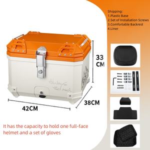 Boîte à bagages rétro expédiée de l'usine, adaptée aux motos HONDA, Honda Cub et 110cc / coffre à bagages pour moto - Product Image 4