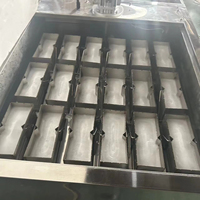 Machine de fabrication de blocs de glace de haute qualité en acier inoxydable grand 35 moules Machine de 1 tonne énorme fabricant de glaçons prix commercial