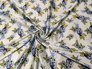 Tela Satén 100% Poliéster Estampada Multicolor para Niñas, Manualidades de Costura, Vestido de Novia, Suave, Lisa y Brillante - Product Image 6