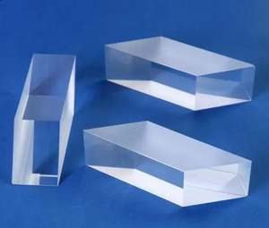 맞춤형 투명 광학 융합 석영 및 기타 결정질 재료 태양광 프리즘 - Product Image 2