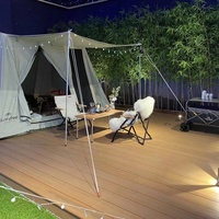 Nouveau produit phare 2025 : Lames de terrasse WPC co-extrudées, ignifuges, écologiques, au design européen brossé, pour extérieur, fabriquées en Chine