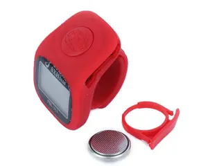 6 Digital Finger Tally Counter 8 Channels with LED Backlight for Time Chanting Prayer Silicone Ring Electronic Hand Counter