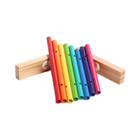 Tubes de percussion diatoniques en aluminium et acier, instruments de musique colorés pour l'école et la cour de récréation