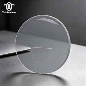 Lentes Ópticas Bifocales Fotocromáticas 1.56, Parte Superior Plana, <span class=keywords><strong>Multifocales</strong></span>, Transición Gris, HMC, 70mm de Diámetro, Económicas - Product Image 2