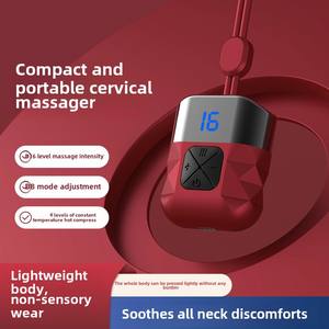 Pemijat tulang belakang serviks leher gantung portabel, kompres panas instrumen lintas batas untuk produk pijat bahu - Product Image 2