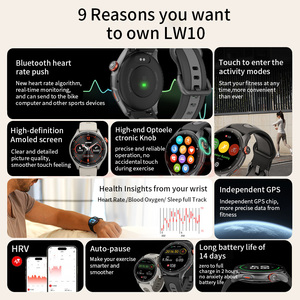 1.43'' AMOLED IGPSPORT LW10 Smart Sport Watch Alarm Clock GPS Health Monitoring Outdoor Multi-sport Modes 14 Days <b>Battery</b> Life - Product Image 2