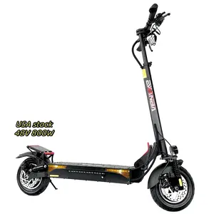 American Warehouse dropshipping 48V 800W Motor 30mph e Scooter 48V 45KM range Electric Scooter for Adult