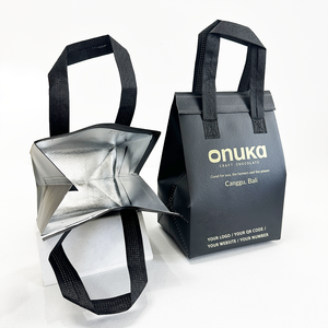 Bolsa térmica ecológica para el almuerzo con diseño de dibujos animados, MOQ bajo, para entrega de chocolate, comida y bebidas. - Product Image 5