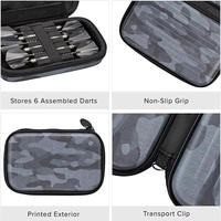 Étui de luxe personnalisable pour fléchettes Merune avec fermeture éclair, logo personnalisé, protection et design durable