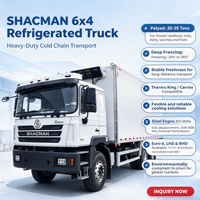 Camion frigorifique SHACMAN 4x2 |   Liste de prix pour le transport en chaîne du froid de 18 tonnes |   Fabricant de camions de livraison de denrées congelées SHACMAN