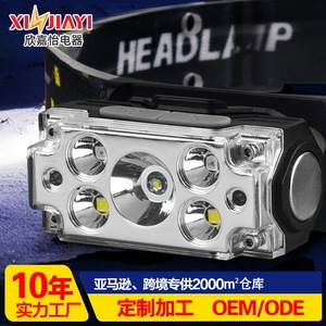 T132 Headlamp Led Rechargeable 2000Mah Motion Sensor Adjustable For Fishing Cycling Running - Product Image 5