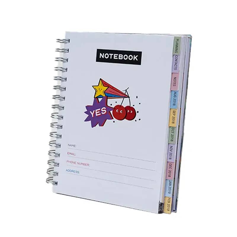2024-2025 18-Month Day Large Planner Organized Chaos Appointment Book 3 Sticker Sheets Twin-Ring Binding Weekly Monthly Pages