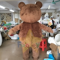Costume de mascotte ours brun en peluche Funtoys taille adulte costume de fête de carnaval costume de cosplay