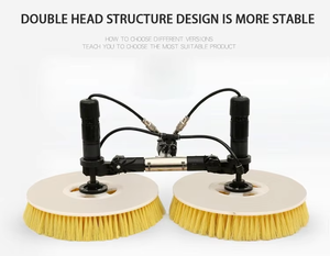 Brosse de nettoyage de panneaux solaires rotative Yulong, <span class=keywords><strong>moteur</strong></span> à balais/sans balais, 3,5 m/5,5 m/7,5 m, machine de nettoyage de modules solaires à énergie <span class=keywords><strong>solaire</strong></span> - Product Image 2