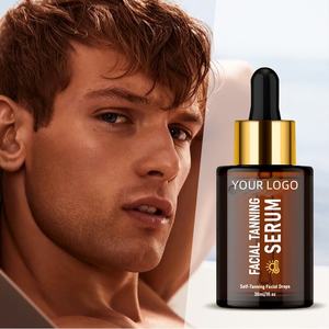 بيع بالجملة علامة خاصة برونزي عضوي للرجال سيروم تدوم طويلاً للتسمير والتسمير مع شعار مخصص منتج تجميل بدون أشعة الشمس - Product Image 4