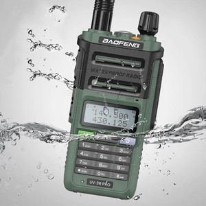 Radio portable étanche Baofeng Uv-9r Pro, batterie rechargeable 5800mah, écran Lcd, communication longue portée - Product Image 1