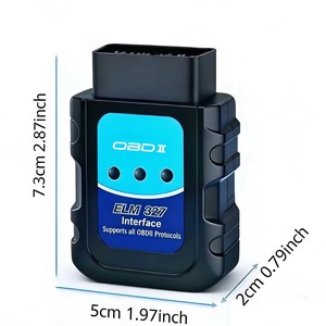 เครื่องสแกนวินิจฉัยรถยนต์ OBD2 เครื่องอ่านโค้ดยานยนต์ ใช้พลังงานจากแบตเตอรี่ เครื่องวิเคราะห์การวินิจฉัย ข้อมูลสดสำหรับยานยนต์ทั่วไป - Product Image 5