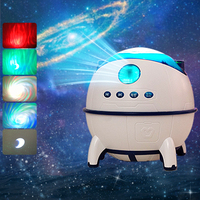 Lampes de table LED modernes, projecteur spatial robotique astronaute, RGB CCT, contrôle par capteur, ABS, abat-jour blanc bleu, chambre à coucher, salon, ROHS
