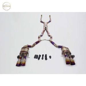 OUCHI lega di titanio per BMW M6 F10 F06 4.4L S63 Catback tubo di scarico sistema silenziatore con valvola Auto prestazioni parti - Product Image 5