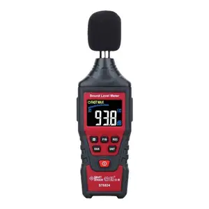 Gamma manuale automatica 30 ~ 130 dB Monitor strumento di misura veloce lento rilevatore Audio rumore Decibel misuratore digitale del livello del suono