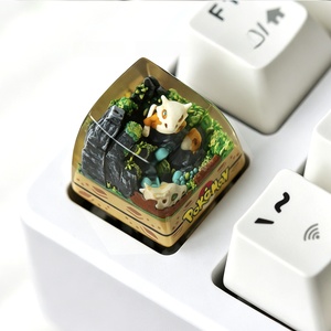 Résine imprimée en 3D pour keycap artisanal en résine Pokemon Cubone, usinage CNC, clavier mécanique, touches personnalisées Tecla Espacio - Product Image 2