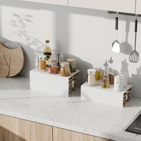 Présentoirs alimentaires en acrylique, rehausseurs de buffet pour table de fête, présentoirs à étages en acrylique en forme de U pour desserts et boissons, fournitures de fête