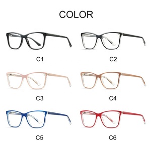 DOISYER Wenzhou fabbrica donne <span class=keywords><strong>occhiali</strong></span> quadrati con cornice trasparente <span class=keywords><strong>blu</strong></span> <span class=keywords><strong>luce</strong></span> blocco occhi UV450 protezione solido modello di vetro - Product Image 2