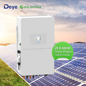 อินเวอร์เตอร์ไฮบริด Deye 30kw 35kw 40kw 50kw แบบสามเฟส สำหรับระบบโซลาร์เซลล์พร้อมแบตเตอรี่  พร้อมบริการหลังการขายครบวงจรในประเทศ - Product Image 1