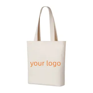 Bolsas ecológicas personalizadas, bolsa de lona de 100% algodón, bolsa de colores reciclada con patrón de dibujos animados, proveedor personalizado