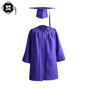 Uniforme <span class=keywords><strong>de</strong></span> Graduación Infantil con Birrete y Toga Mate para Escuela, Unisex, T/T, Tejido West Union 100% Poliéster Satinado - Product Image 5