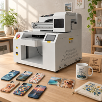 Robuuste 3040 UV vlakbedprinter 30x40cm Bantam formaat digitale printfaciliteit voor telefoonhoesjes, acryl, glas, metaal en meer.