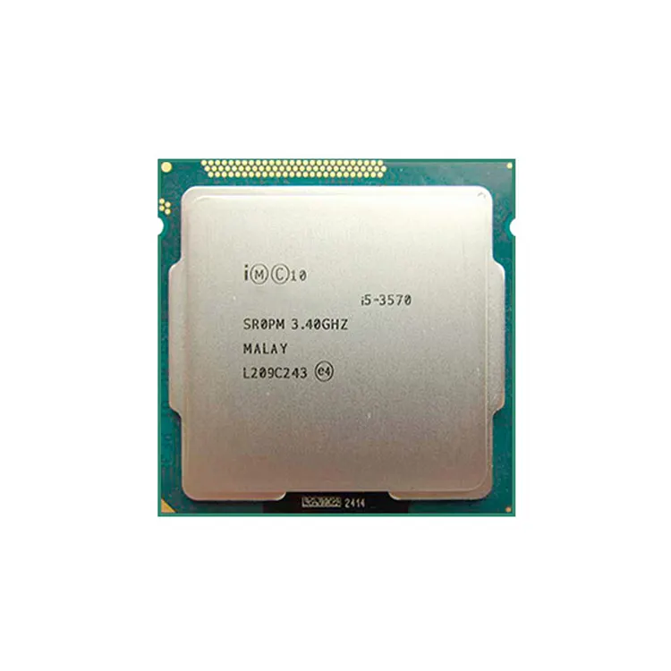 Stok <span class=keywords><strong>Prosesor</strong></span> CPU Desktop LGA 1155 Socket Core I5 3570 3.4GHz 3400MHz