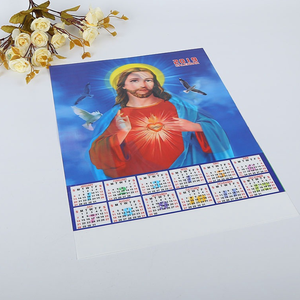 2026 2027 Chất Lượng Cao Nhà Máy Giá 3D Dạng Thấu Kính In Ấn Văn Phòng Bảng Lịch Bàn Lịch Tường Lịch - Product Image 4