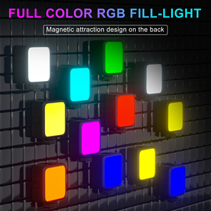 Taşınabilir Esnek RGB Cep Mini <span class=keywords><strong>Video</strong></span> Işığı Hafif Yüksek CRI Su Geçirmez Darbeye Dayanıklı Katlanabilir <span class=keywords><strong>Video</strong></span> Canlı Makyaj Işığı - Product Image 5