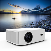 Meilleur projecteur en 2024, projecteur vidéo à succès YG550 avec projecteur FULL HD, correction trapézoïdale 4D et mise au point automatique