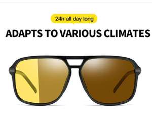 Óculos de sol fotocromático polarizado, óculos de condução para dia e noite, antirreflexo, polarizado, para motoristas - Product Image 5